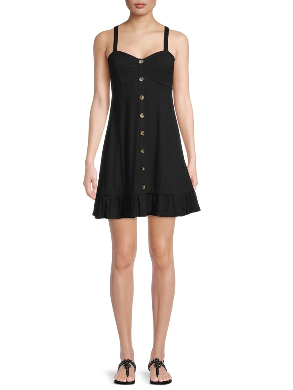 No Boundaries - Adorable Black Juniors' Swing Dress - NWOT!